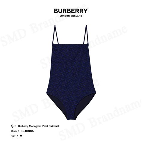 burberry monogram print swimsuit|burberry tb monograms.